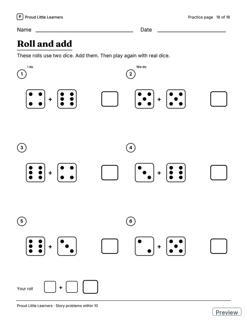 Practice page