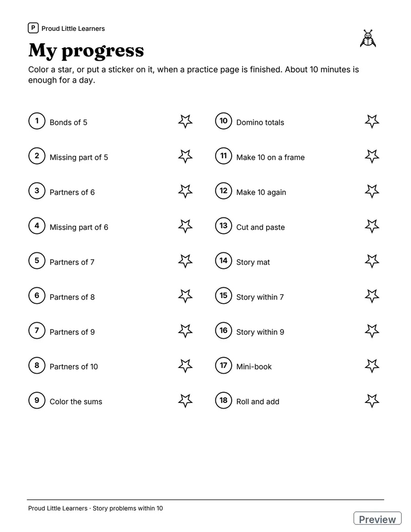 Progress tracker
