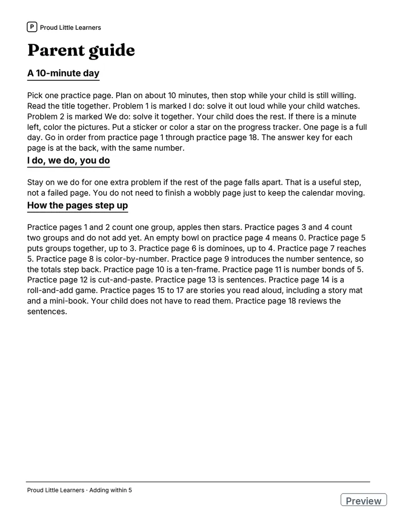 Parent guide