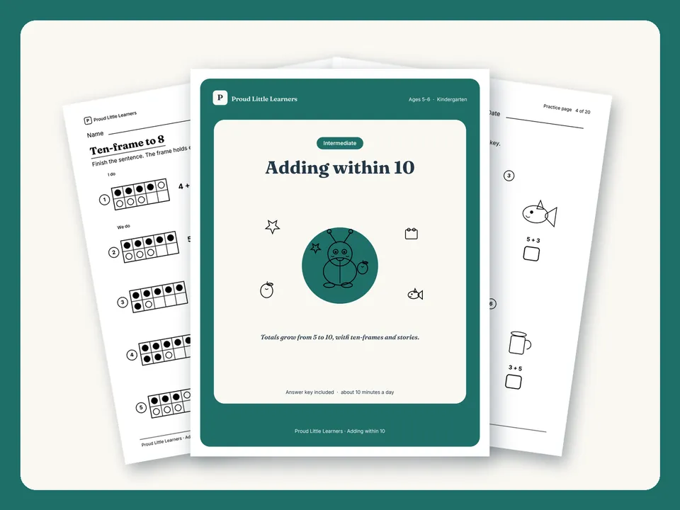 Intermediate: Adding within 10