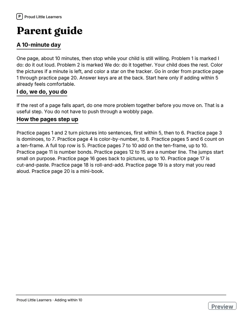 Parent guide