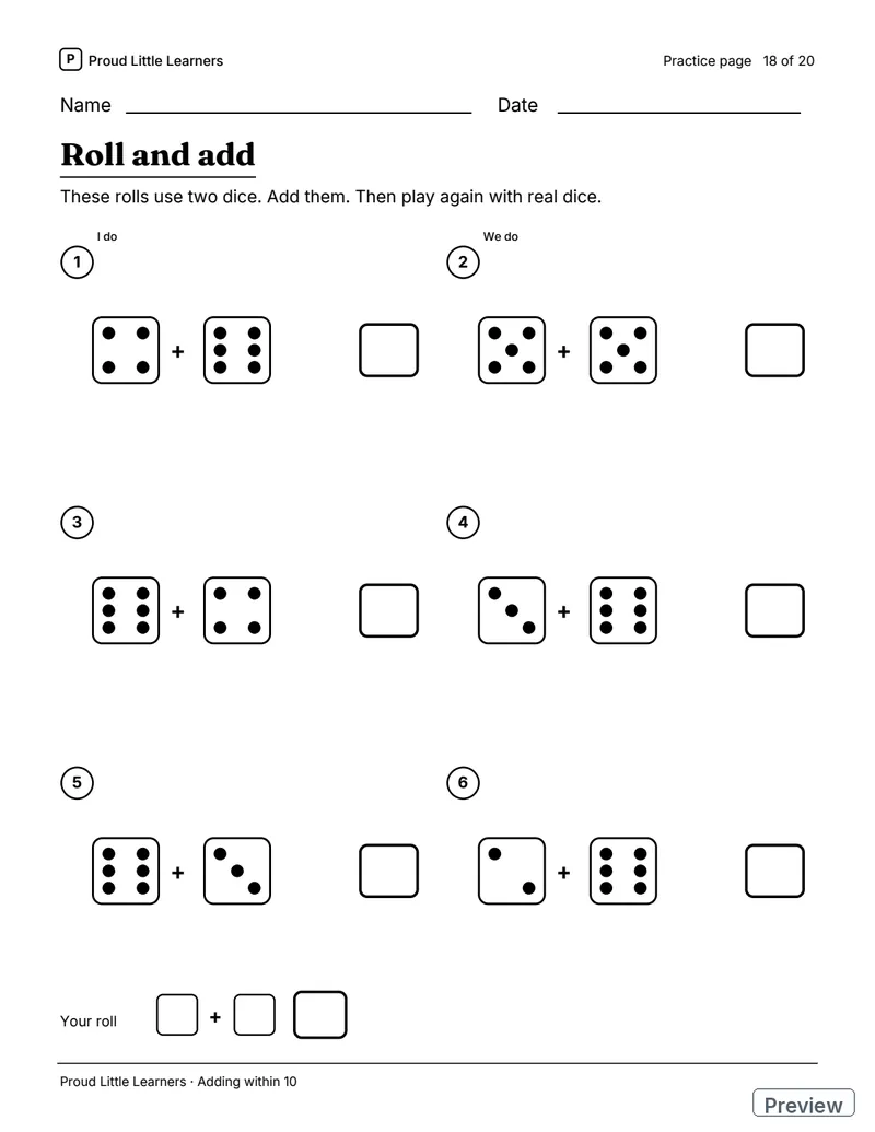 Practice page